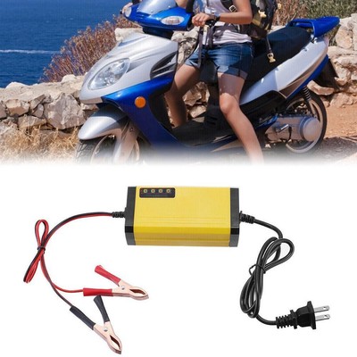 Portable 12V Auto Car Battery Charger Truck Trickle Boat Motorcycle_ G4X4 F G9F7