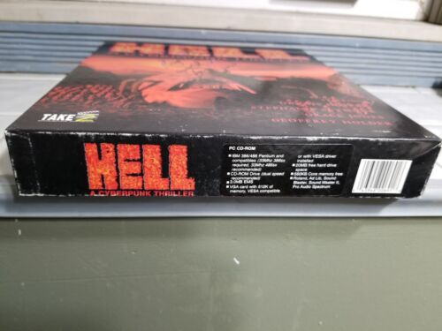 Hell A Cyberpunk Thriller PC Take 2 1994 Big box - Picture 2 of 10