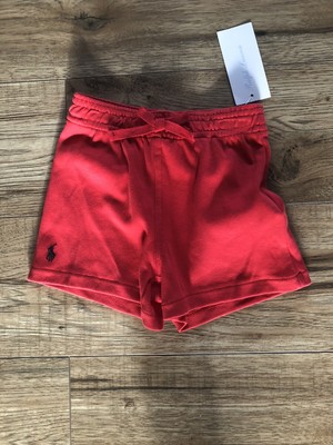red baby boy shorts