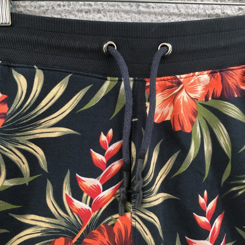 Prps Bañador Pantalones Cortos Para Hombre 2XL (Real 38X10) Negro Tropical Floral Cordón Foto 3 de 4