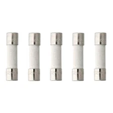 5 Pack of Littelfuse GDA-.050, 50mA @ 250V, Ceramic Fast-Acting Fuses