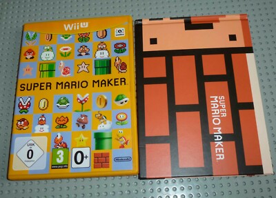 Nintendo Wii U Spiel (PAL) Super Mario Maker in OVP + Buch - voll ok / guter Zus