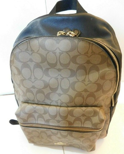 Coach Charlie Brown Leather Signature 