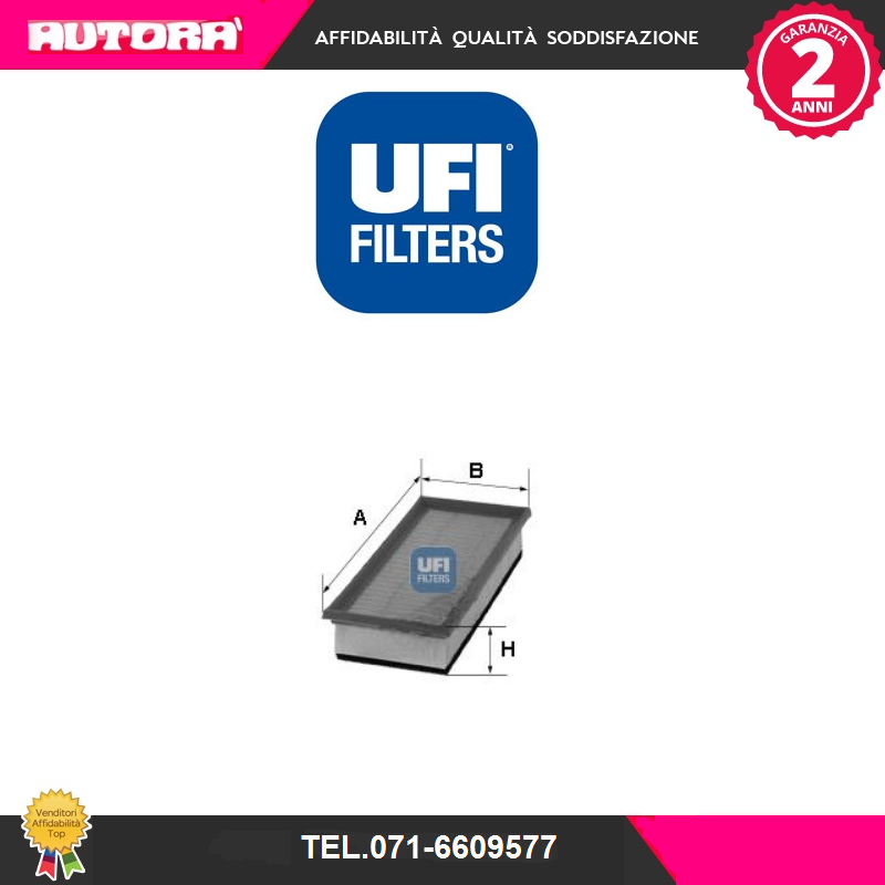 3032200 Filtro aria (MARCA UFI FILTER).