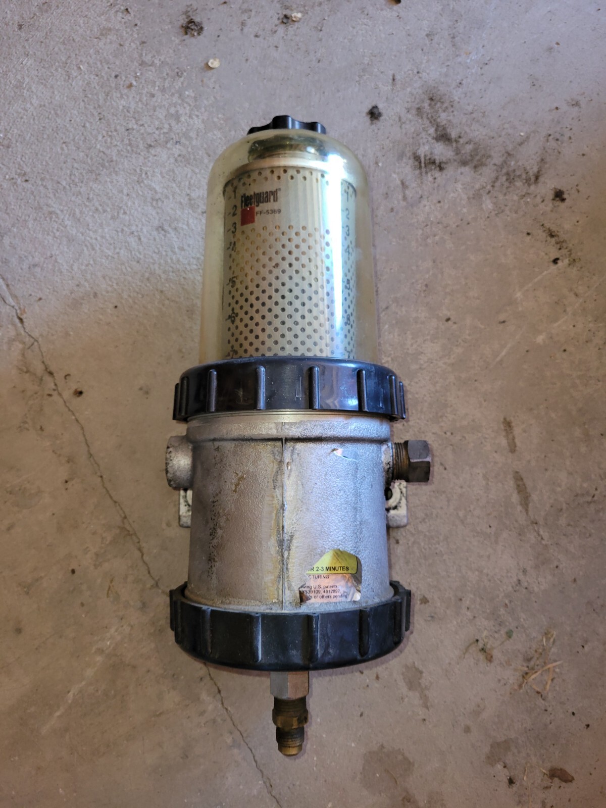 DAVCO 382 FUEL PROCESSOR DETROIT DIESEL WATER SEPARATOR FUEL FILTER