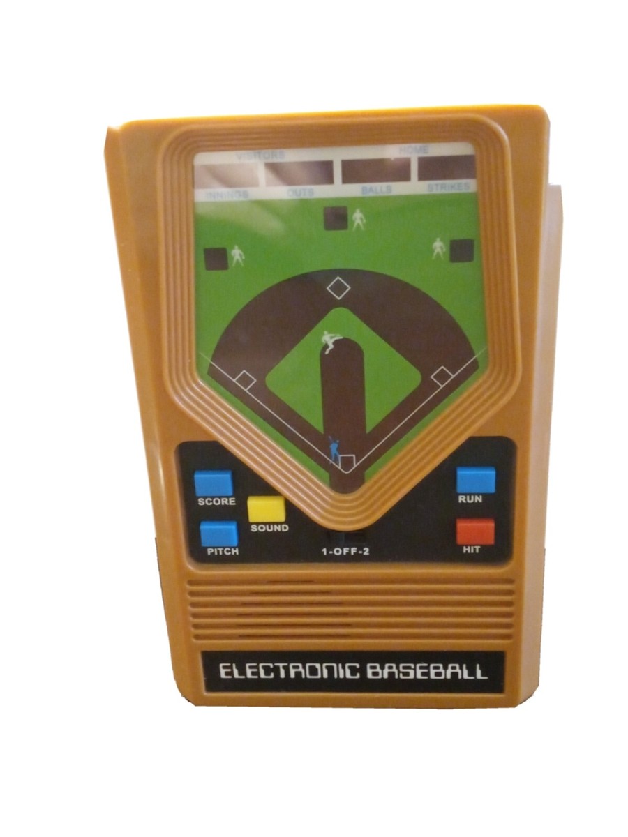 Vintage Mattel Electronics Baseball Handheld Game Retro 1st