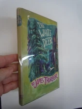 1st Ed The White Deer James Thurber 1945 Mock Fairy Tale DJ Illus King Clode 