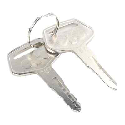 2PCS 787 Ignition Keys for Komatsu Excavator Dozer Backhoe Loader Equipment
