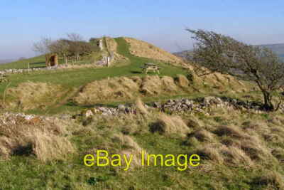 Foto 6x4 Picknickplatz auf dem Ridge Tyneham mehrere Picknickbänke sind loc c2008