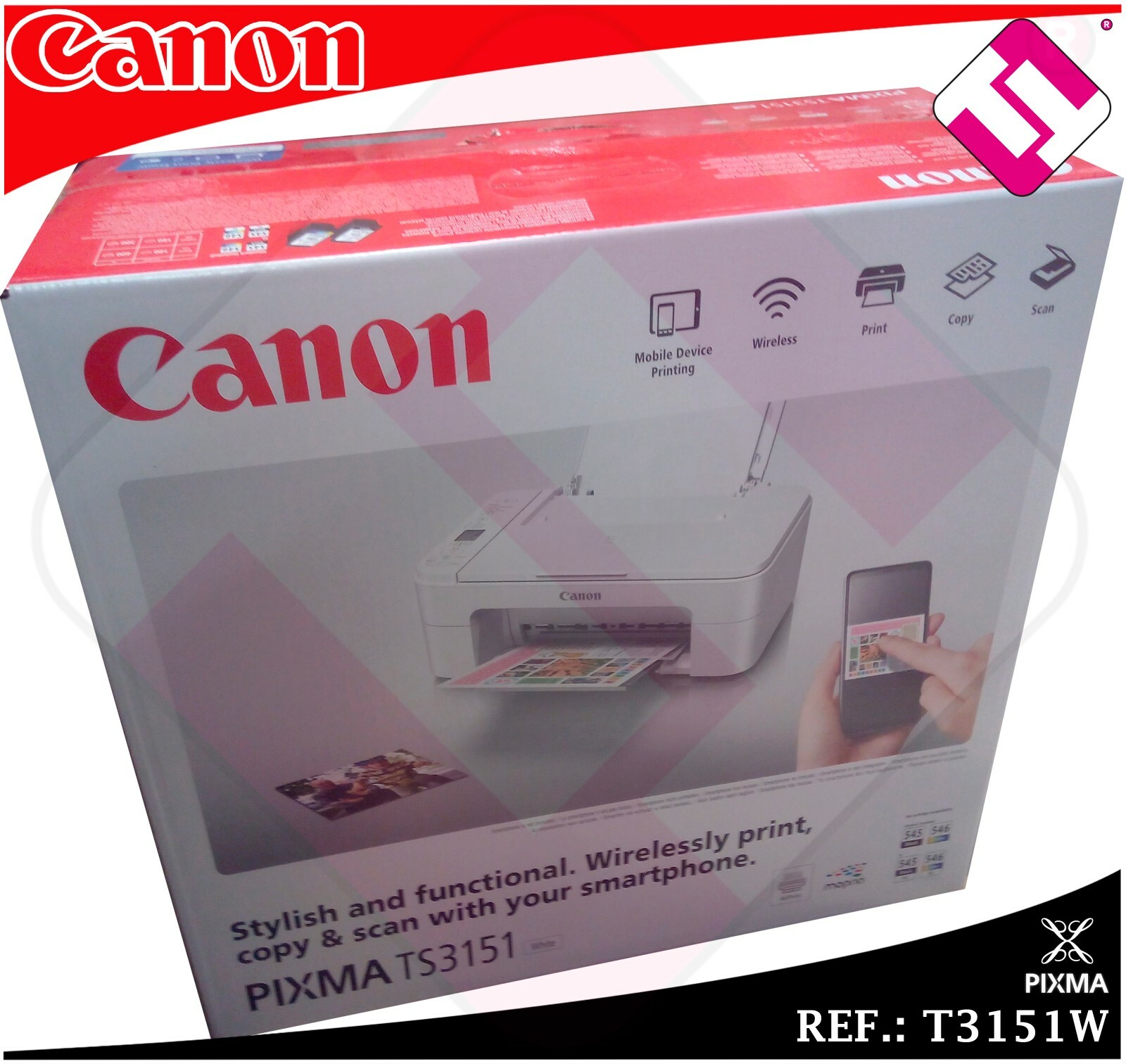 Canon PIXMA TS3151 Impresora Multifuncional - Blanca | Compra online en eBay