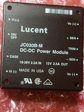 NEW Lucent JC030B-M D/C-D/C Power Converter Module 18-36V 2.2A In,: 12V 2.5A Out