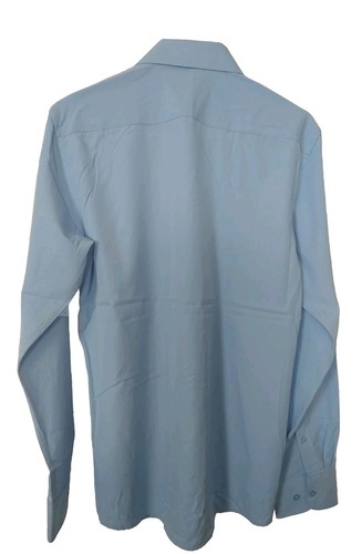 Jones New York Herren Hemd Blau Slim Fit Langarm Knopfleiste Größe M Stretch - Bild 2 von 3