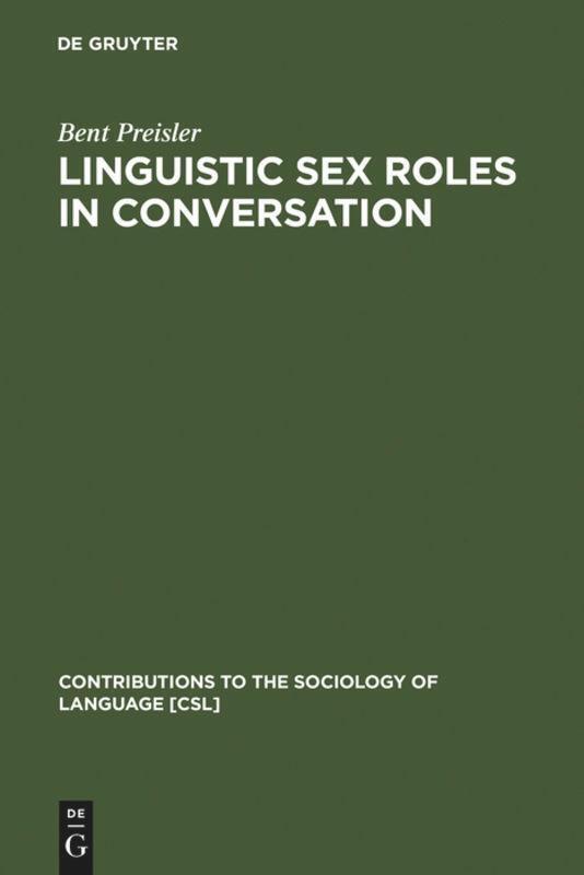 Bent Preisler | Linguistic Sex Roles In Conversation | Buch | Englisch