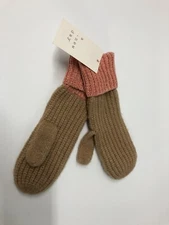 A New Day Women's Chenille Block Mitten - One Size Maple Color