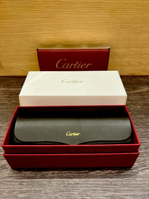 Cartier HARTES Brillenetui Inkl.Putztuch ‼️NEU !! Leder 100% authentic - Bild 1 von 4