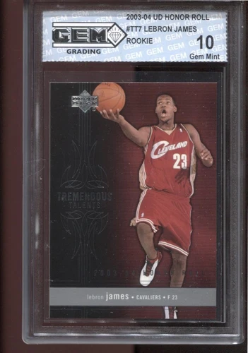 2003-04 Lebron James Honor Roll Tremendous Talents #7 Gem Mint 10 RC Lakers