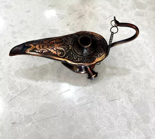 Aladin The Genie Oil lamp - Brass Aladdin Lamp - !!! beautiful design !!! - Picture 5 of 7