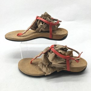 Vionic Lizbeth Casual Thong Sandals Womens 9 Orthaheel Leather Orange TVW4264 | eBay