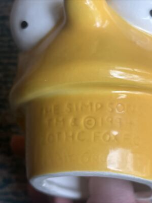NEW UNUSED Vintage Bart Simpson Ceramic Cookie Jar 1994 NEW UNUSED Vintage Bart Simpson Ceramic Cookie Jar 1994