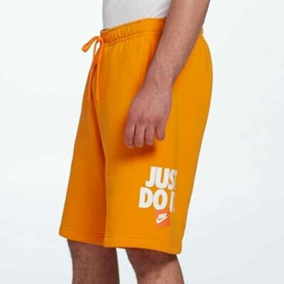 Medium - Nike Men's Sportswear Fleece Just Do It Logo Shorts AR2865 833