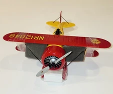 SHELL Laird 400 Racer #4 First Gear  Historical Air Racing Airplane Die-Cast 