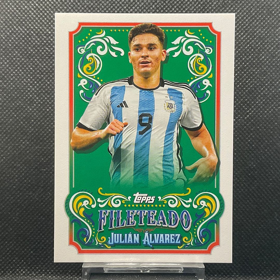 アルバレス　TOPPS ARGENTINA FILETEADO 25枚限定 2023 Topps Argentina Fileteado Julian Alvarez #FT-3 | eBay