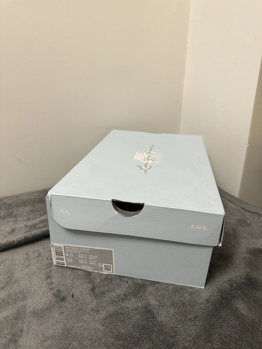 Nike air force 1 box cheap size