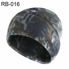 Camo Tactical Thermal Skull Cap Winter Warm Skiing Fleece Beanie Hat Men Womem