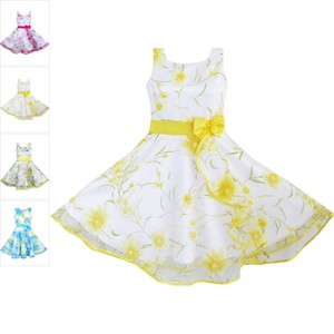 flower girl dresses with sunflowers