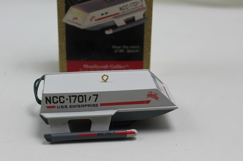 Hallmark Keepsake Star Trek Shuttlecraft Galileo Spock Christmas Ornament 1992 - Bild 2 von 2