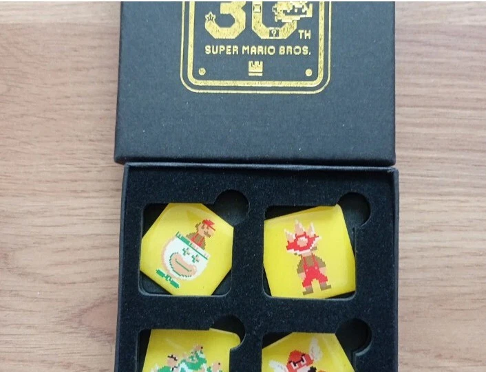 Super Mario 30th Anniversary Badges Set Plus Remote Control Car + Figures Rare - Image 3 of 4
