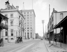1905-1915 Government Street, Pensacola, Florida Old Photo 8.5" x 11" Reprint
