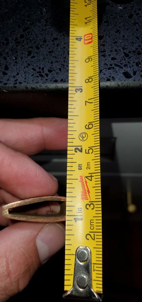 Espada de oficial del ejército japonés original de la Segunda Guerra Mundial Habaki #10 Foto 4 de 4