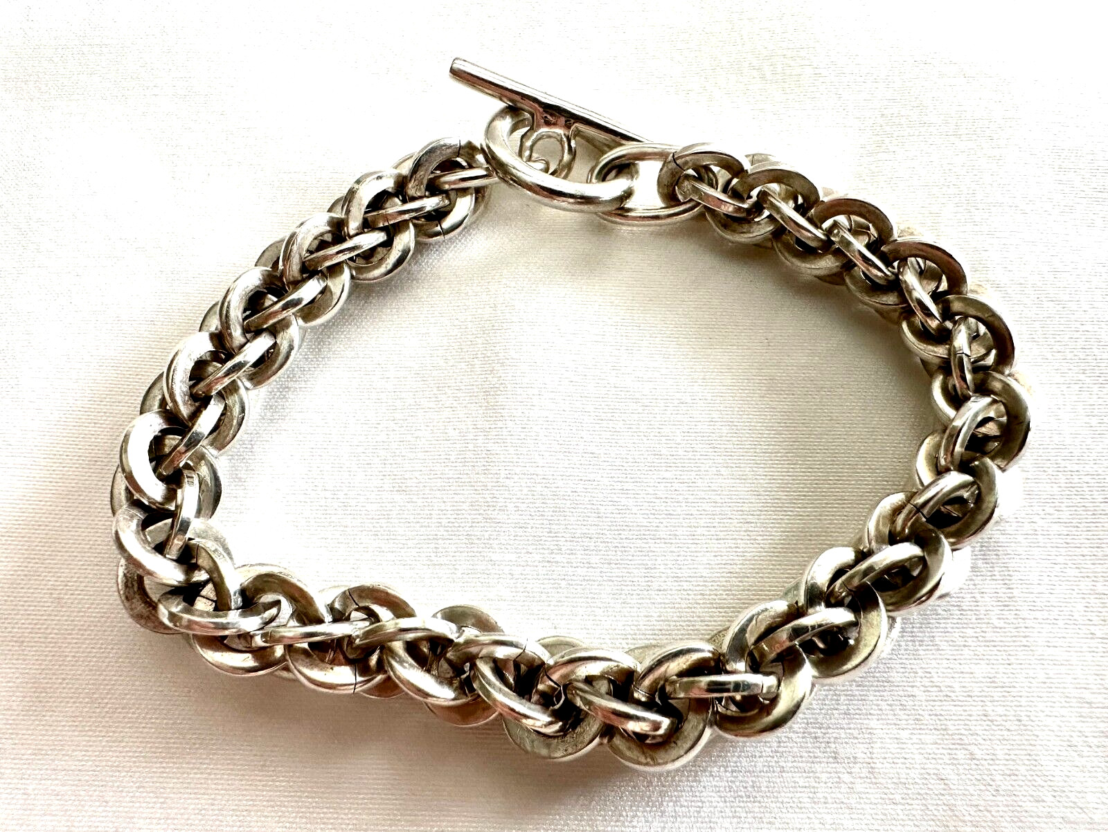 UNIQUE STERLING SILVER SOLID CHAINMAIL 39 GRAM TO… - image 1