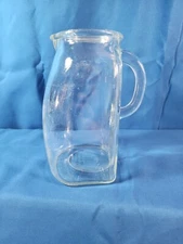 Vintage 1940's-50's Glasco Pot Belly Glass Pitcher One Quart - Made in USA