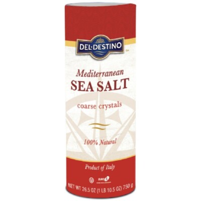 【100% Natural】Del Destino-Coarse Sea Salt, 26.5 Ounce.