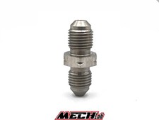 RACCORDO nipple acciaio adattatore da AN3 a m10 x 1.0 convesso maschio dritto