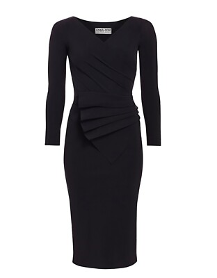 BRAND NEW!!! Chiara Boni La Petite Robe - Kaya Pleated Detail Sheath Dress