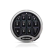Keypad ONLY-SecuRam Safelogic BackLit Electronic Keypad-Compatibility year 2017+
