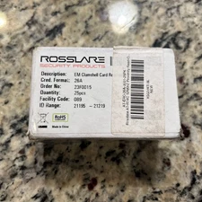 ROSSLARE AT-ERC-26A-3001 (AT-R14C) 125KHz Clamshell Prox Read-Only Card - 25 PCS