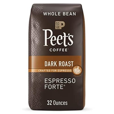 Dark Roast Whole Bean Coffee - Espresso Forte 32oz for Rich Flavor