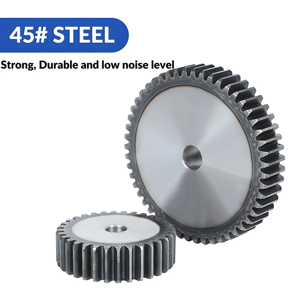 Mod 4 45# Steel Spur Gears Pinion Gear Thickn 35mm 10T - 39T Transmission Gear - Bild 4 von 4