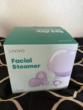 Livivo Facial Steamer Purple - With Nasal Nozzle And Aromatherapy Attachment