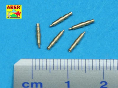 Aber 1/35 German Tank MG34 Tips Barrels (5) 35 L-83'