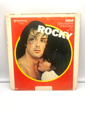 Rocky CED RCA SelectaVision Video Disc Capacitance Sylvester Stallone Movie Film