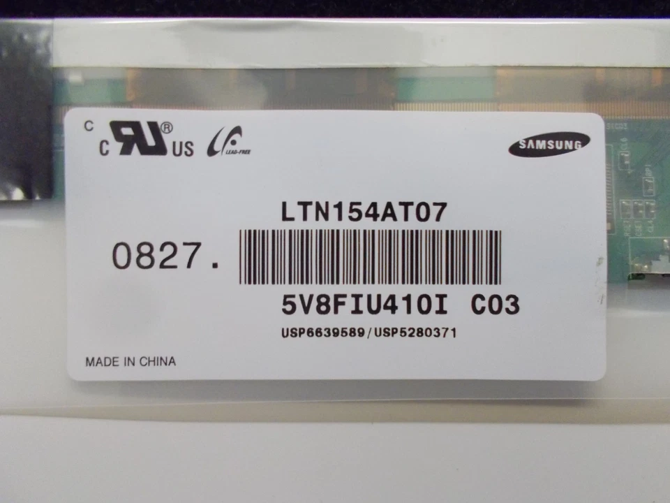 Samsung LTN154AT07-T01, 15.4", a-Si TFT-LCD, LCM Panel, 1280×800, 60Hz.#K-384-24 - Bild 2 von 4