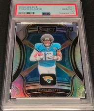 2024 Panini Select 2025 XRC Prizm Travis Hunter #511 (RC) PSA 10 JAGUARS