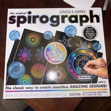 Spirograph Scratch &  Shimmer - Design Toy - Portable Arts & Crafts Activity Set