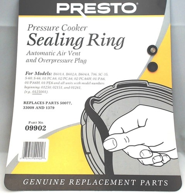 #ad 09902 Pressure Cooker Sealing Ring Gasket For 6 Qt Fits Presto 706 Models $15.44