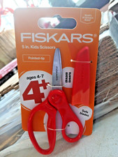 Fiskars Pointed-tip Kids Scissors 5 in. Eraser Sheath Red Ages 4 Safety Blade